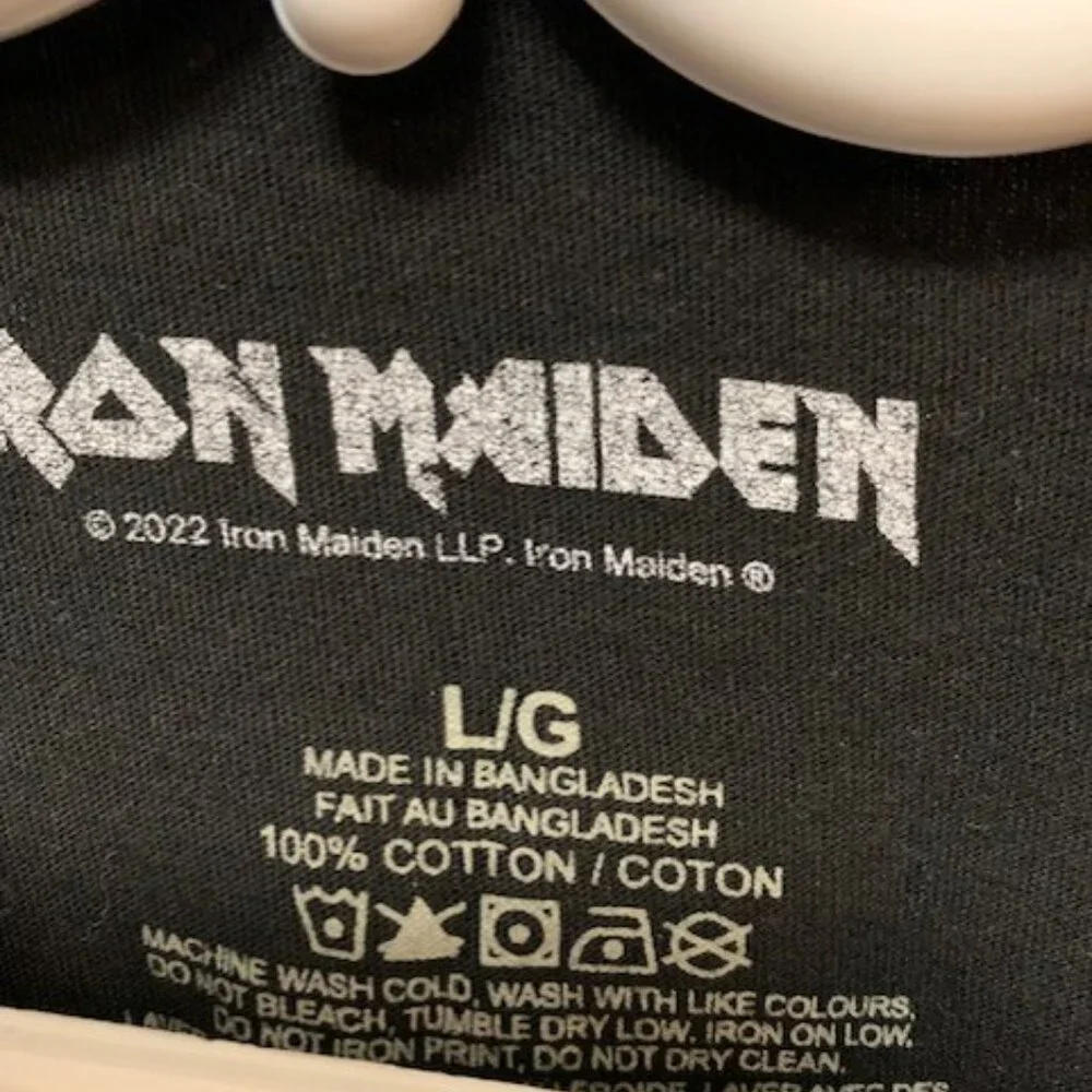 IRON MAIDEN MENS  BAND TEE - Picture 3 of 4